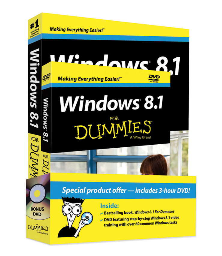 Windows 8.1 for Dummies Book + DVD Bundle by Andy Rathbone