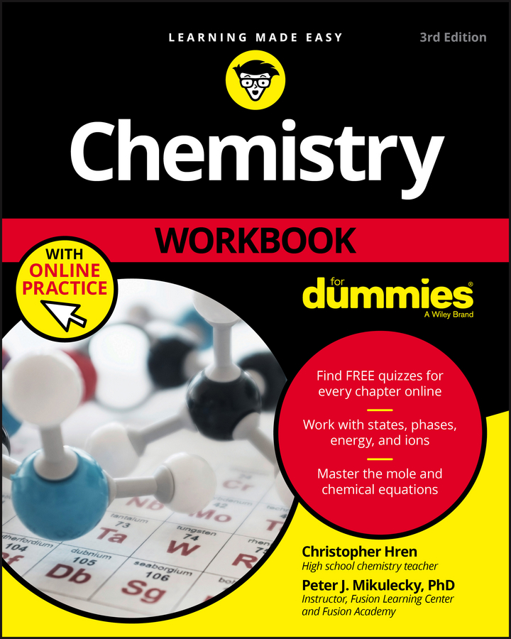 Chemistry Workbook for Dummies With Online Practice by Chris Hren