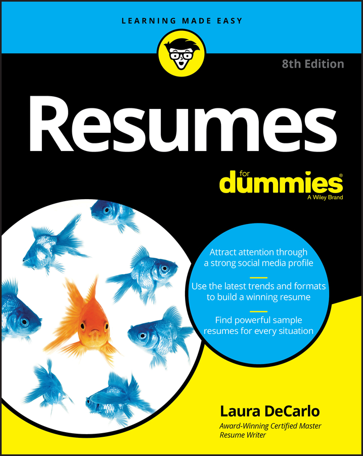 Resumes for Dummies by Laura DeCarlo