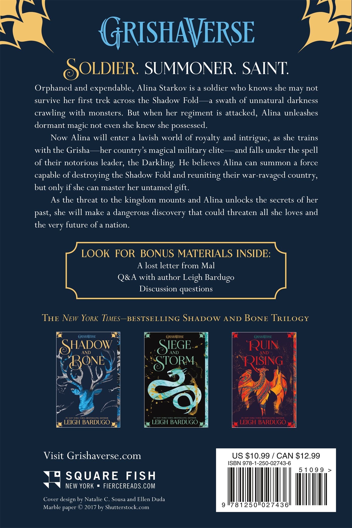 Shadow and Bone by Leigh Bardugo