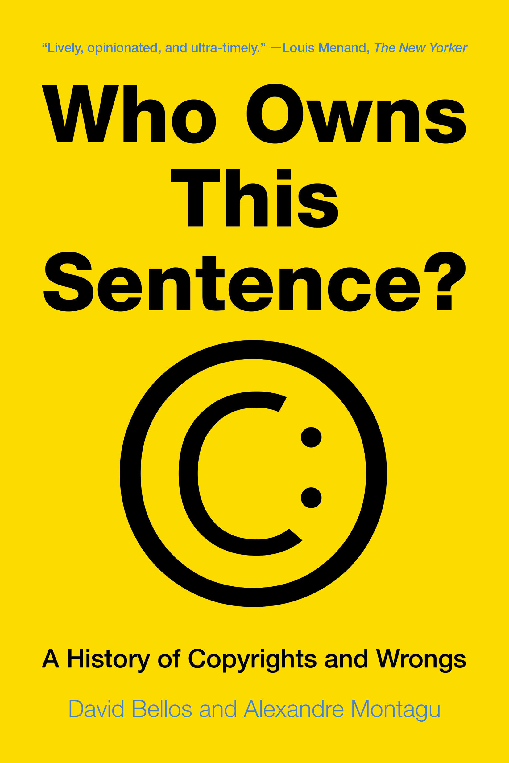 Who Owns This Sentence? by David Bellos