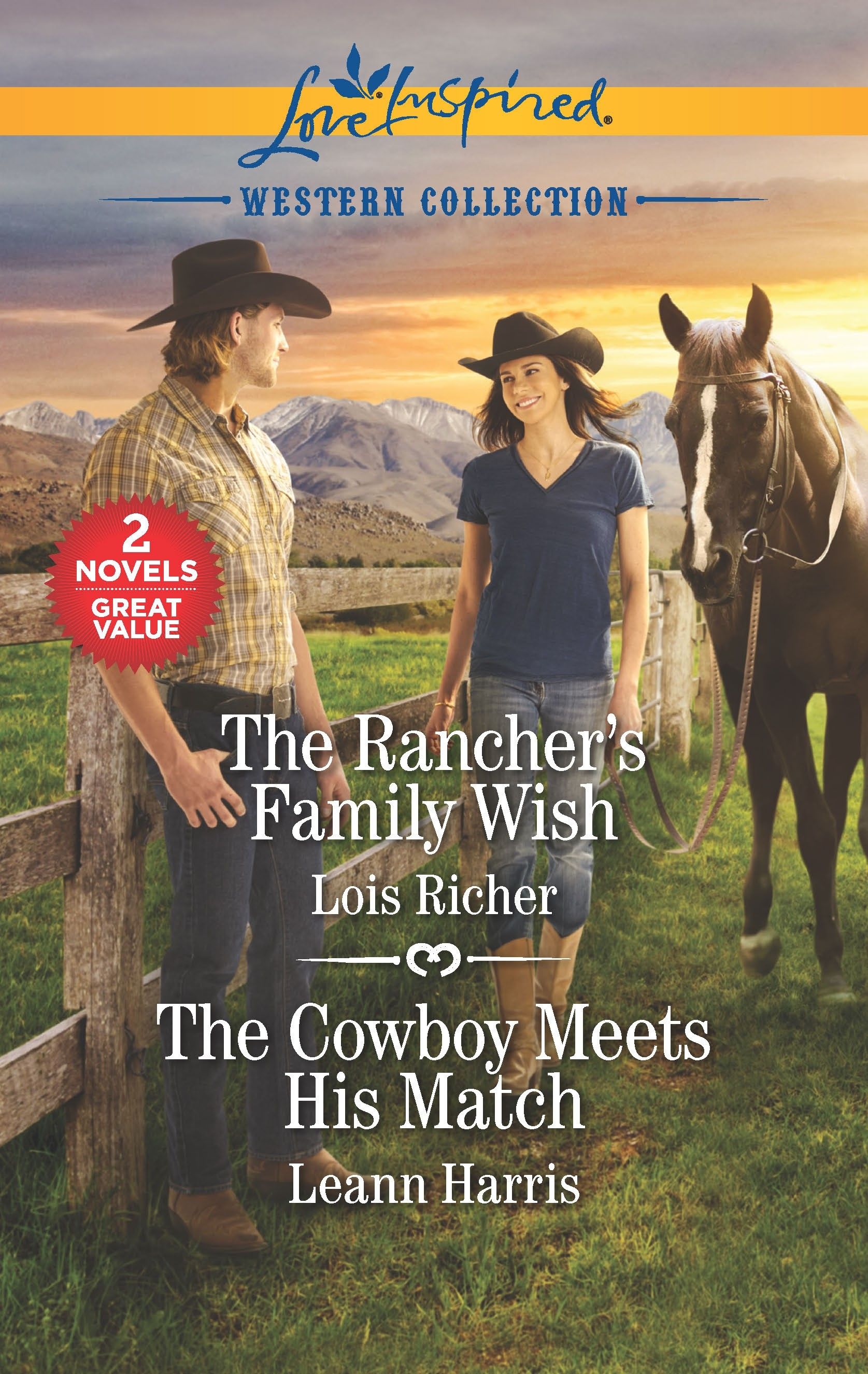 The Rancher's Family Wish & the Cowboy Meets His Match by Lois Richer