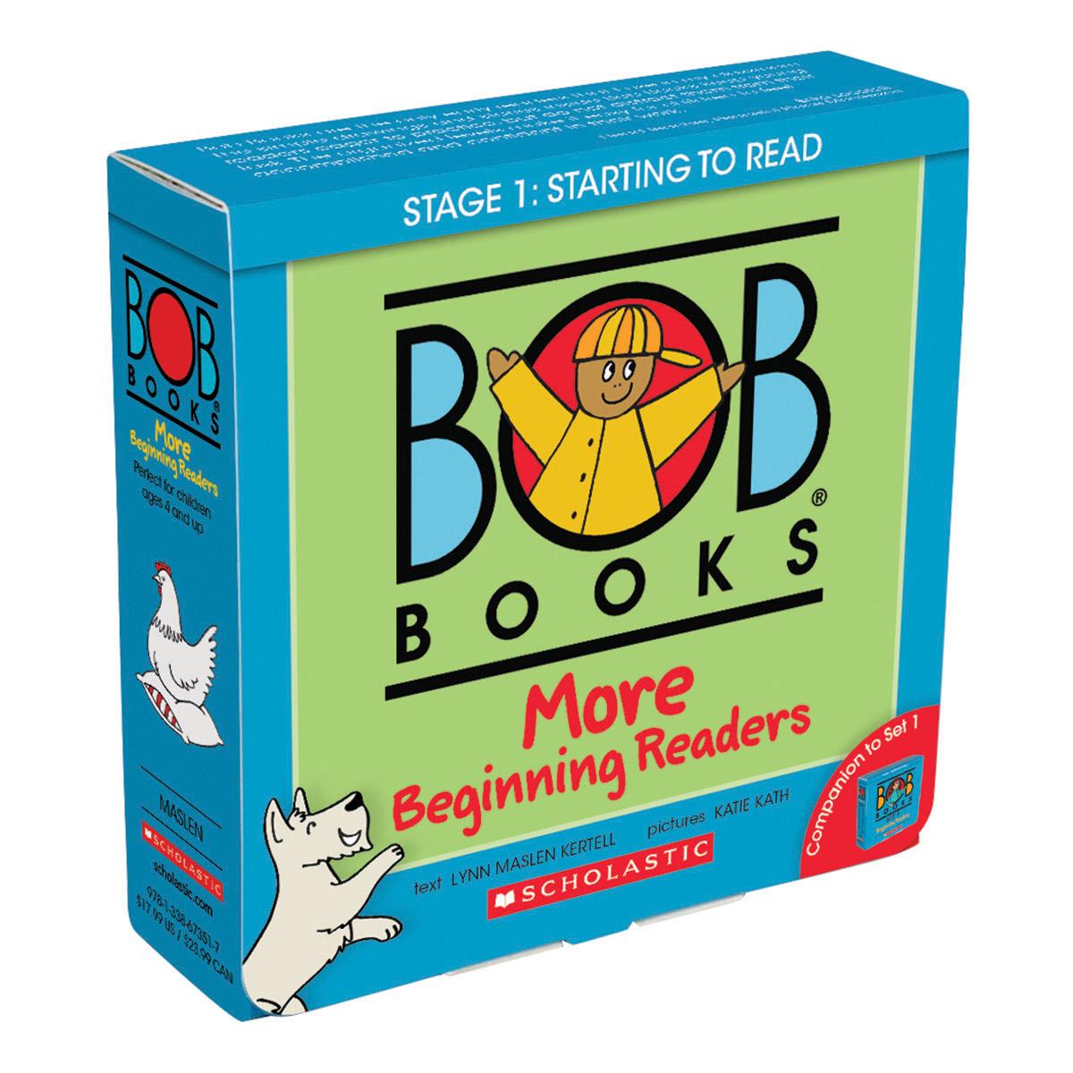 Bob Books - More Beginning Readers Box Set | Phonics, Ages 4 and Up, Kindergarten (stage 1: Starting to Read) by Lynn Maslen Kertell