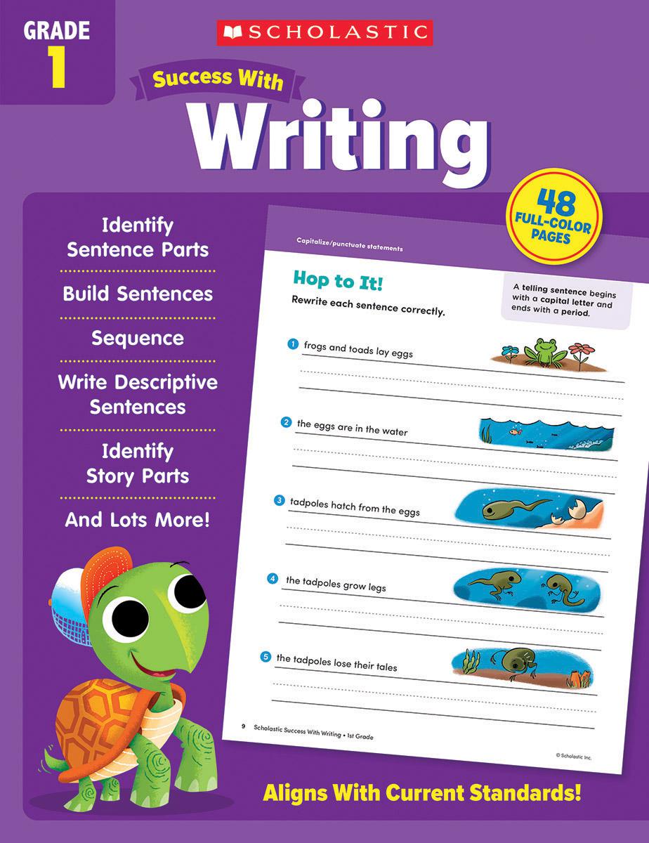 Scholastic Success With Writing Grade 1 Workbook by Scholastic Teaching Resources