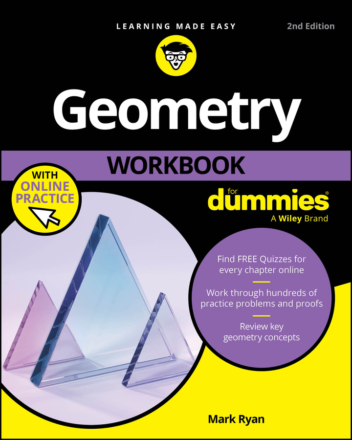 Geometry Workbook for Dummies by Mark Ryan