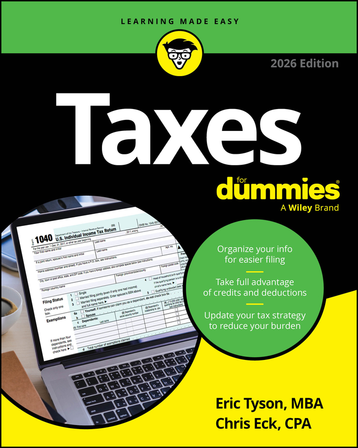 Taxes for Dummies, 2026 Edition by Eric Tyson