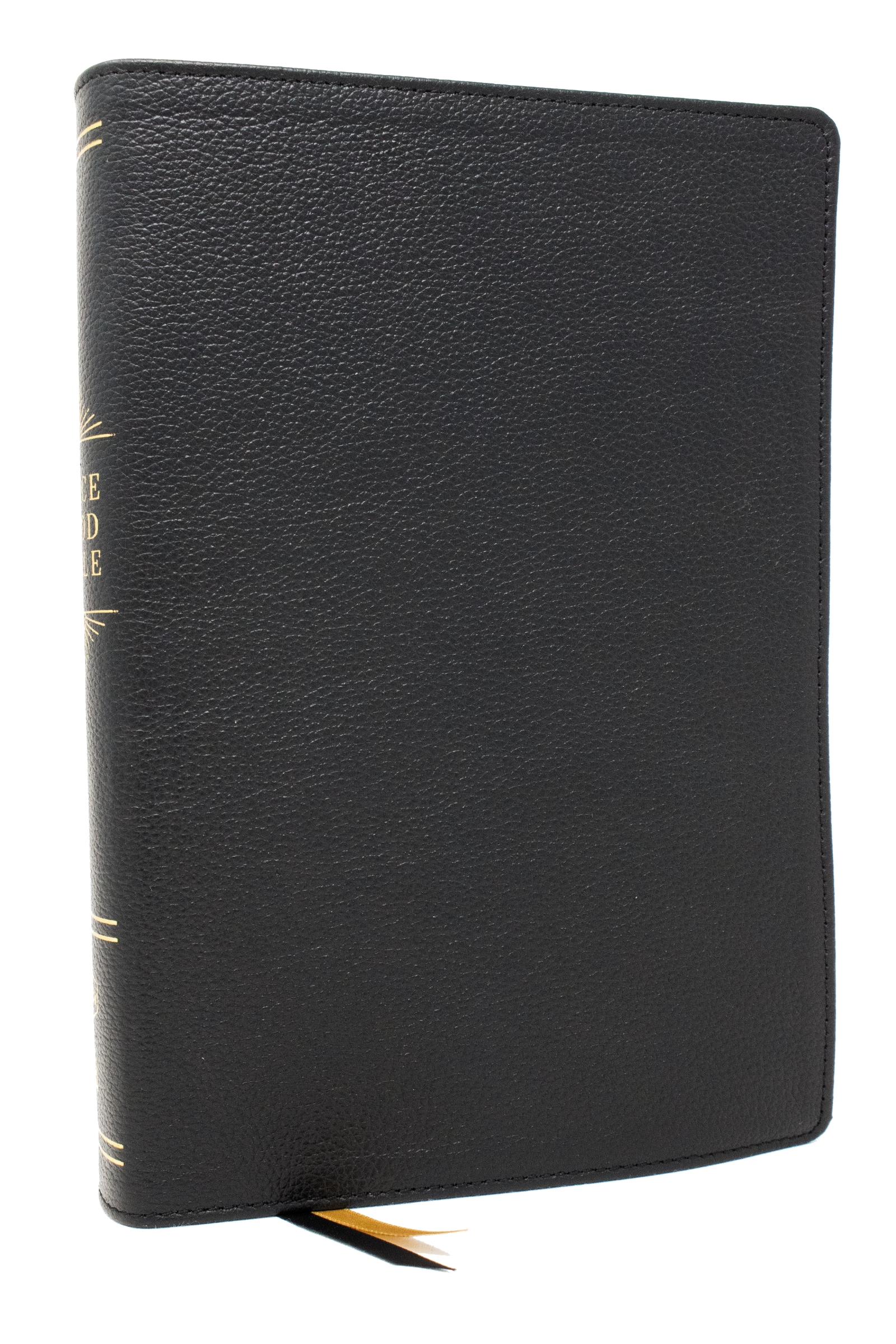 Peace of God Bible: Discover and Experience God's Shalom Throughout the Bible (NKJV Black Genuine Leather, Red Letter, Comfort Print) by Jeremiah J. Johnston, PhD