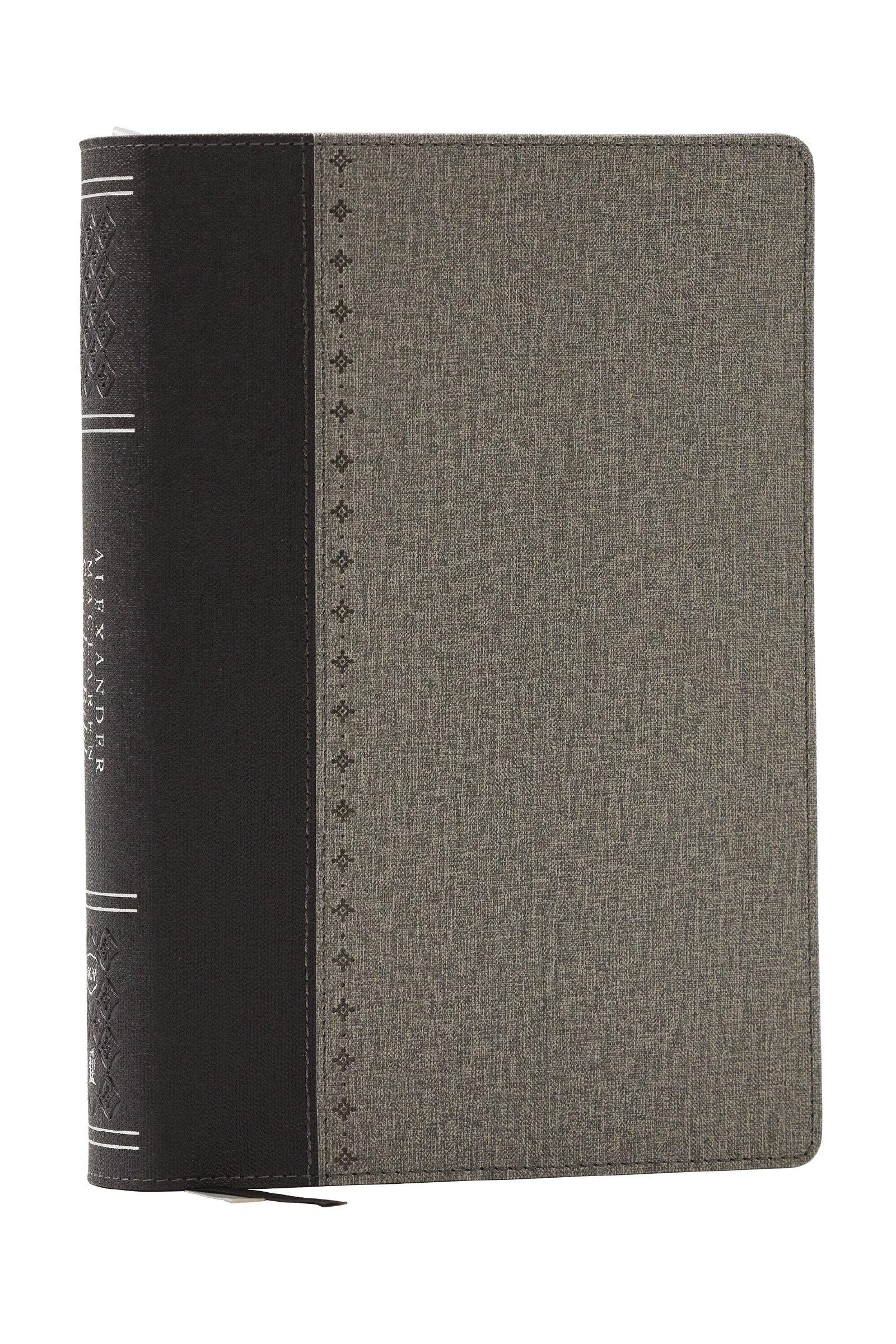 Alexander Maclaren Study Bible: Encouragement and Insights for a Christ-centered Life (NKJV, Black/gray Leathersoft, Comfort Print) by Thomas Nelson