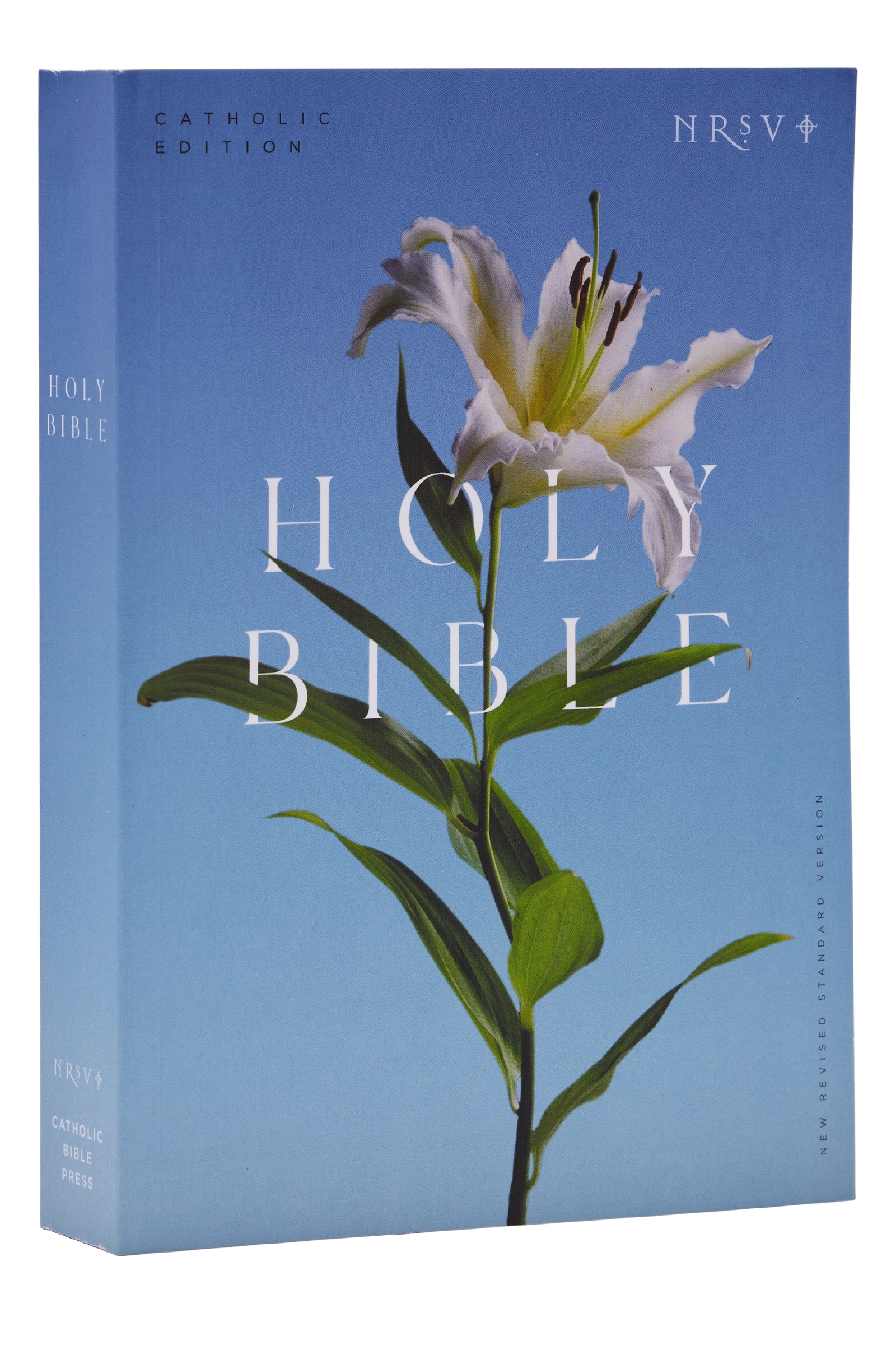 NRSV Catholic Edition Bible, Easter Lily Paperback (global Cover Series) by Catholic Bible Press