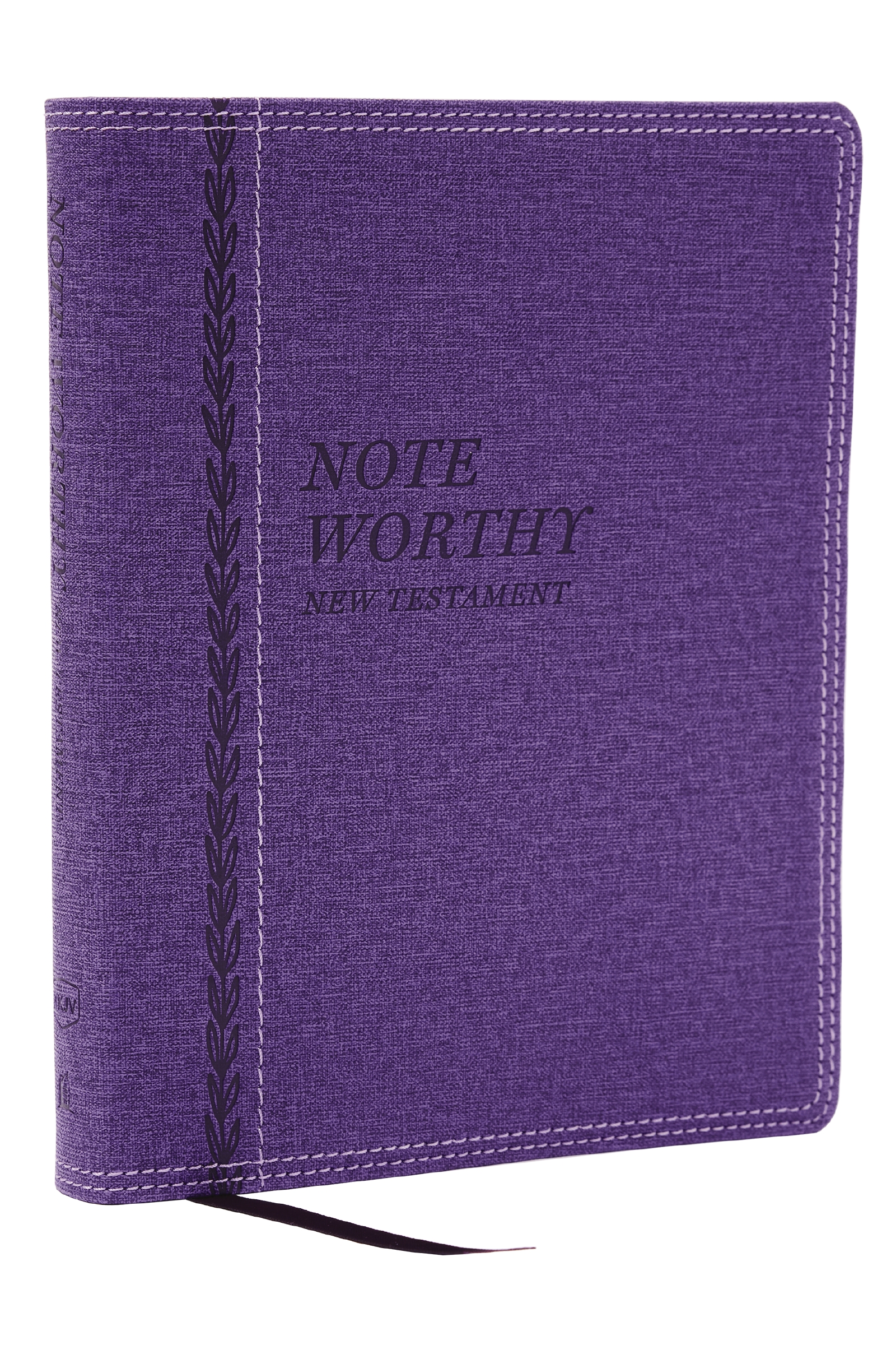 Noteworthy New Testament: Read and Journal Through the New Testament in a Year (NKJV, Purple Leathersoft, Comfort Print) by Thomas Nelson