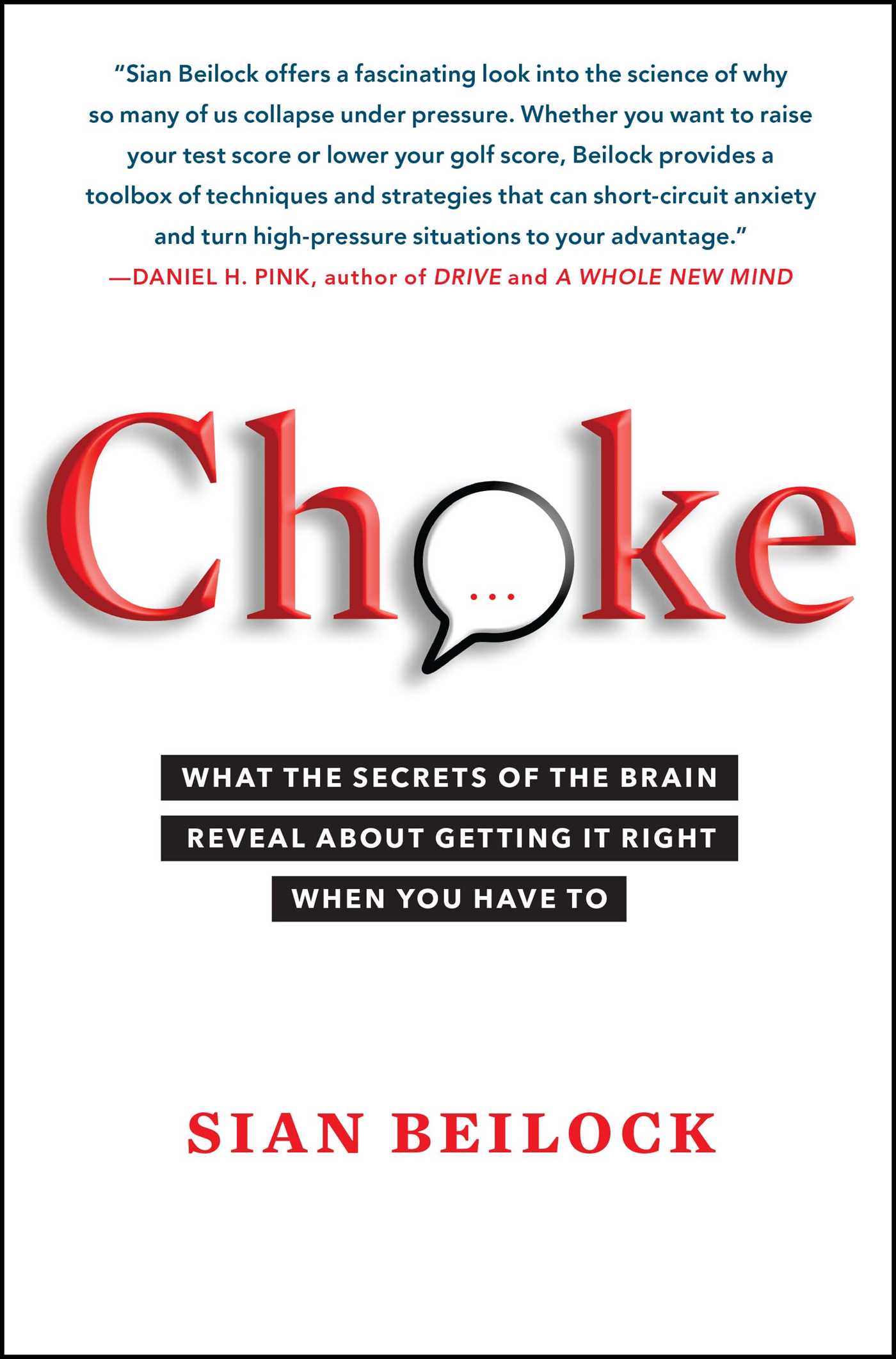 Choke by Sian Beilock
