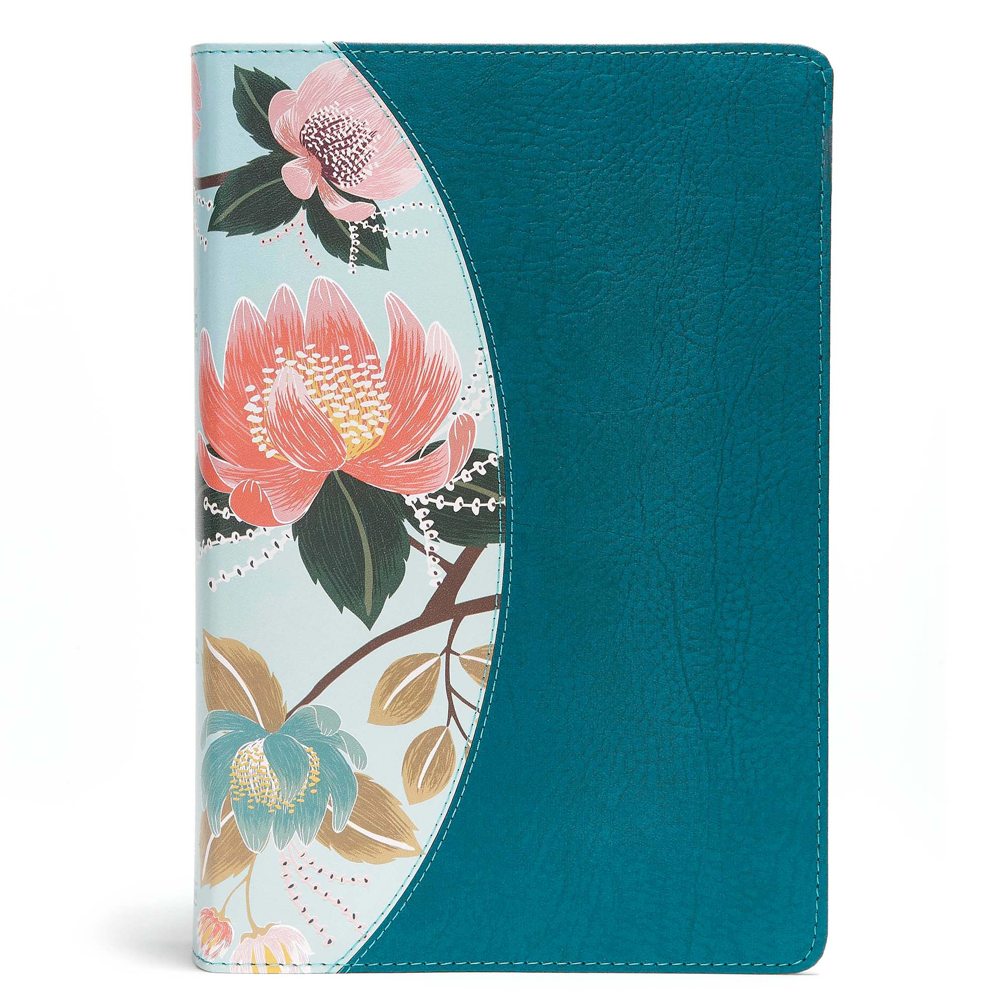 The CSB Study Bible for Women, Teal Flowers Leathertouch, Indexed