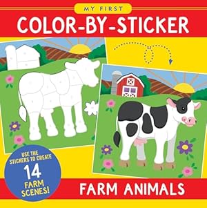 First Sticker Art: Farm Animals by Ksenya Savva