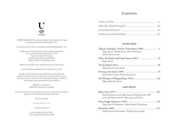 Greatest Hits by Harlan Ellison