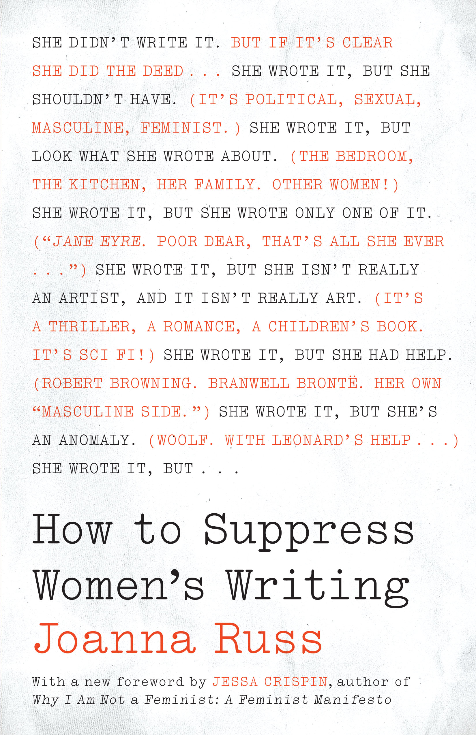 How to Suppress Women's Writing by Joanna Russ