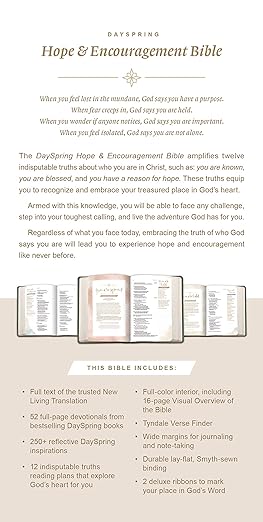 NLT Dayspring Hope & Encouragement Bible by New Living Translation