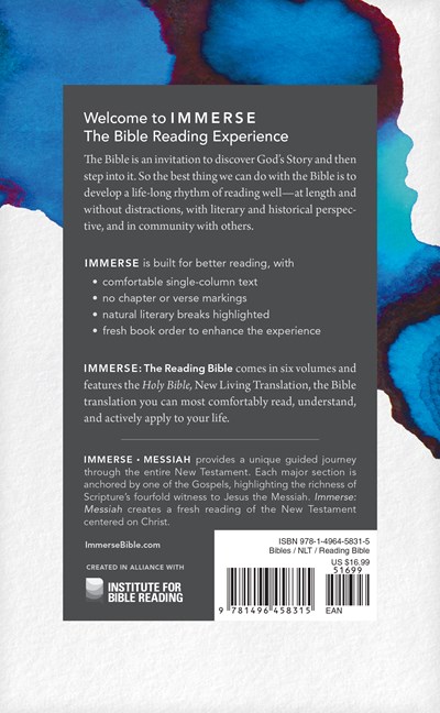 Immerse: Messiah (softcover) by New Living Translation