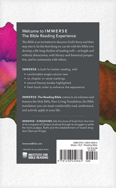 Immerse: Kingdoms (softcover) by New Living Translation