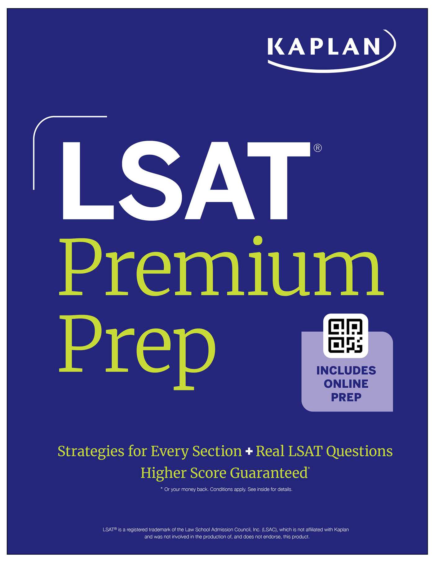 LSAT Premium Prep (2026): 4: Master the Digital LSAT With Exclusive 99th-percentile Instructor Videos, Data-driven Strategies, and Official Practice by Kaplan Test Prep