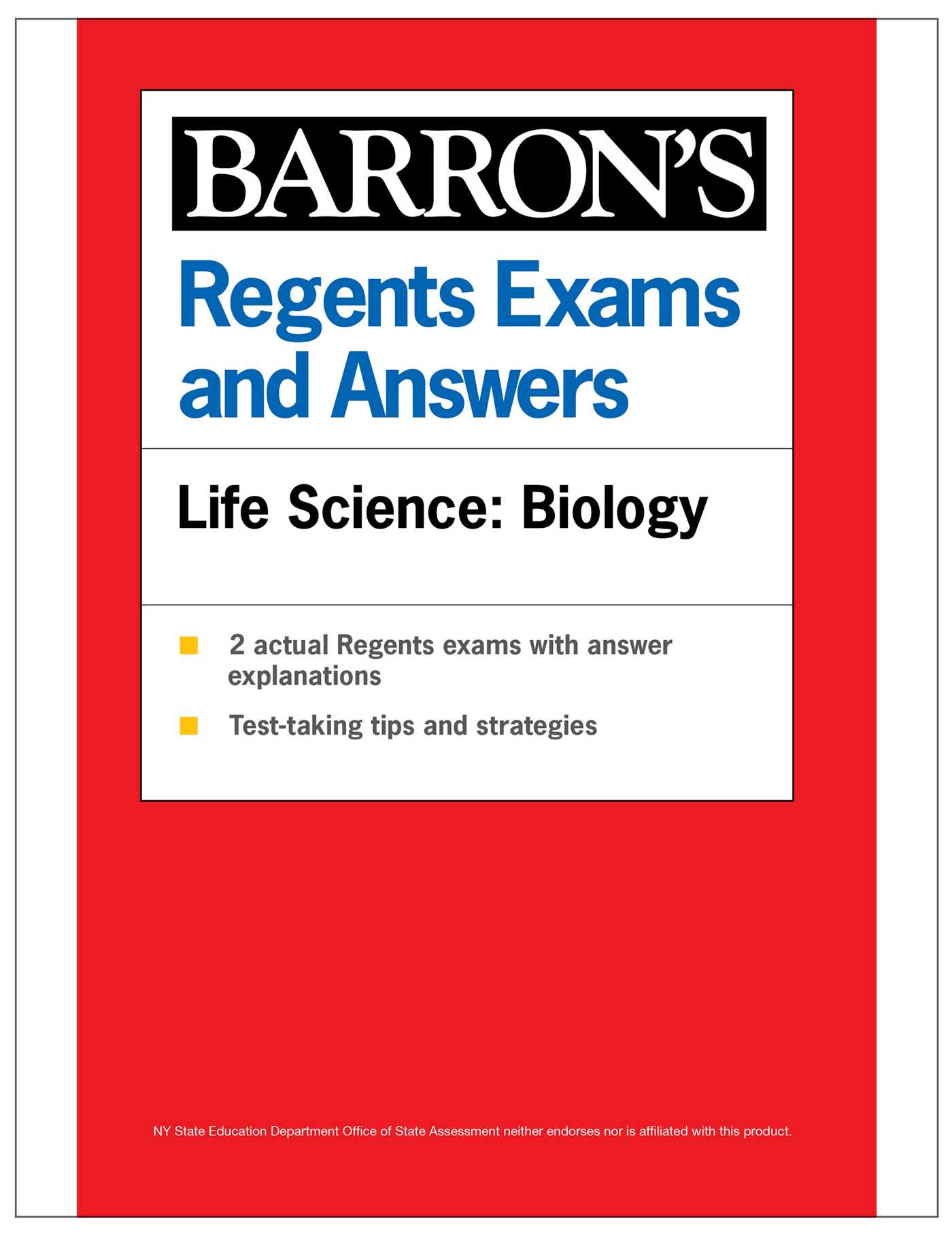 Regents Exams and Answers: Life Science: Biology, 1st Edition by Barron's Educational Series