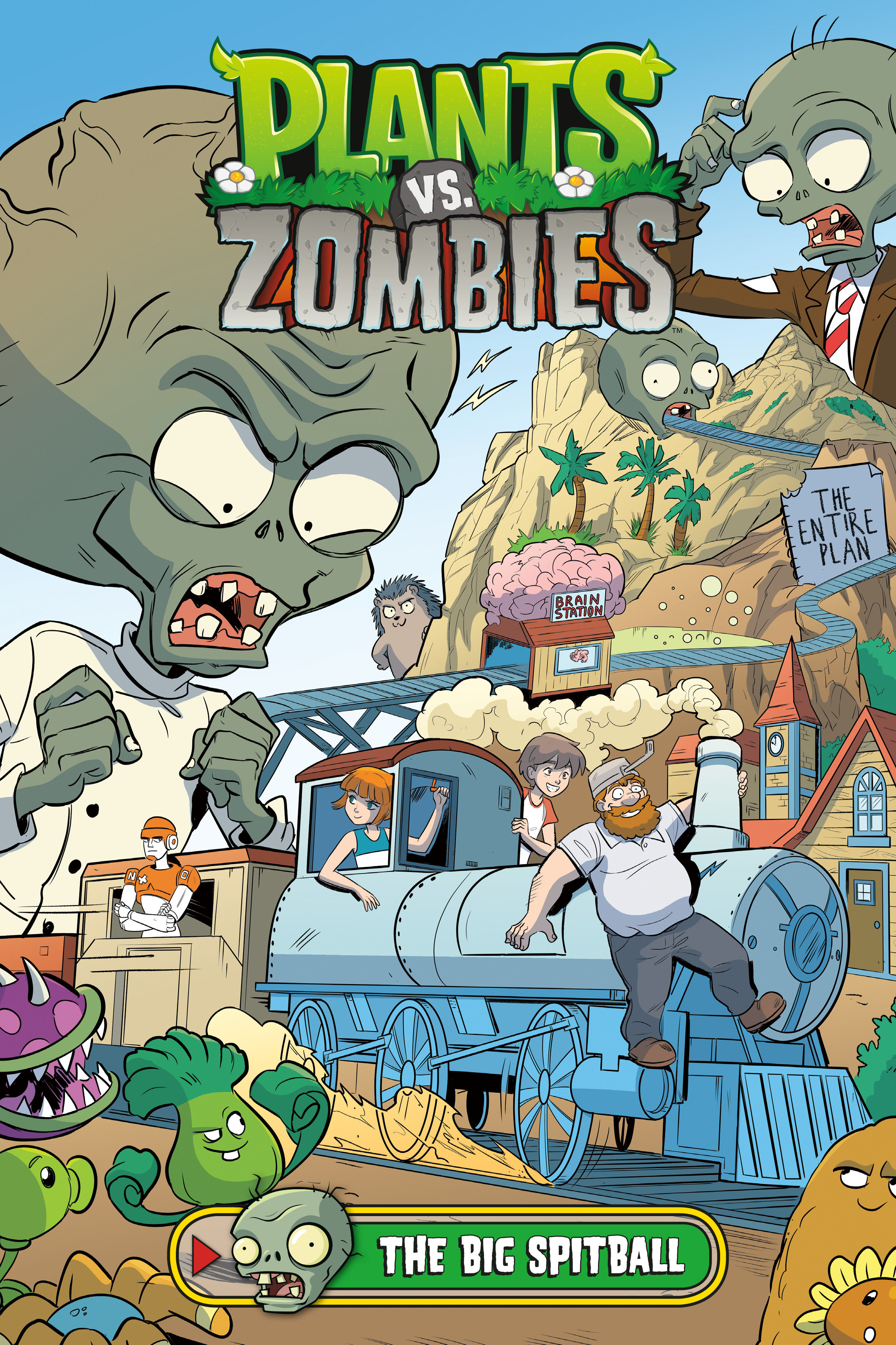 Plants Vs. Zombies Volume 24: the Big Spitball by Paul Tobin