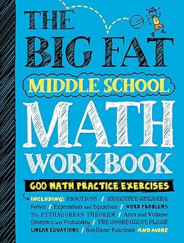 The Big Fat Middle School Math Workbook by Workman Publishing