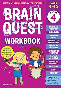 Brain Quest Workbook: 4th Grade Revised Edition by Workman Publishing