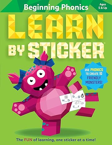 Learn by Sticker: Beginning Phonics by Workman Publishing