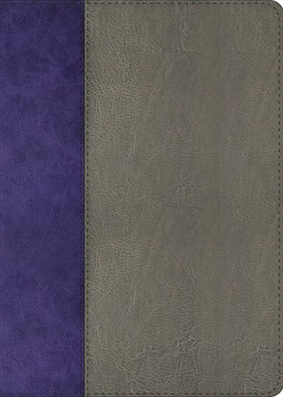The Jeremiah Study Bible, NKJV: Gray and Purple Leatherluxe Limited Edition by Dr. David Jeremiah
