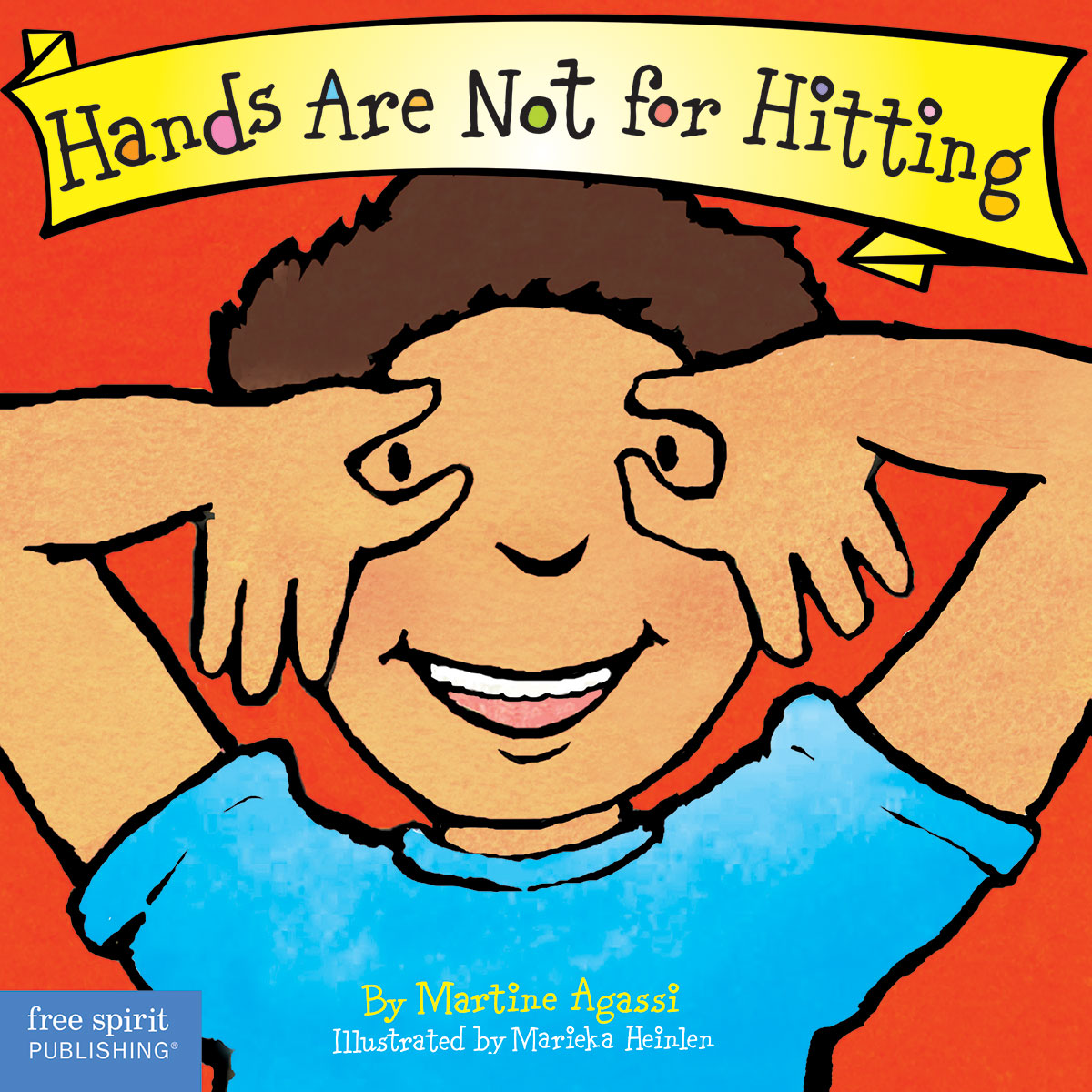 Hands Are Not for Hitting Board Book by Martine Agassi