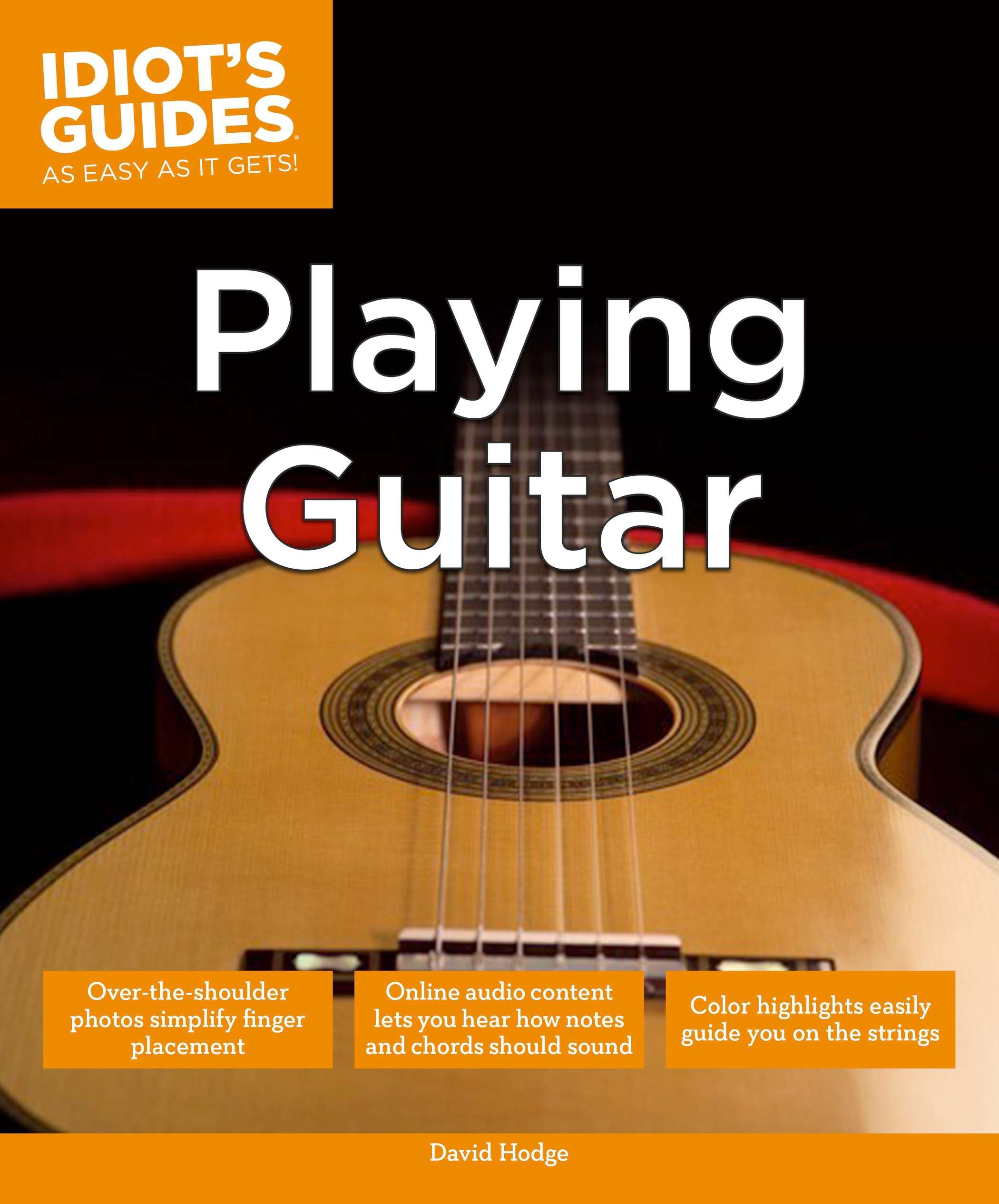 Playing Guitar by David Hodge