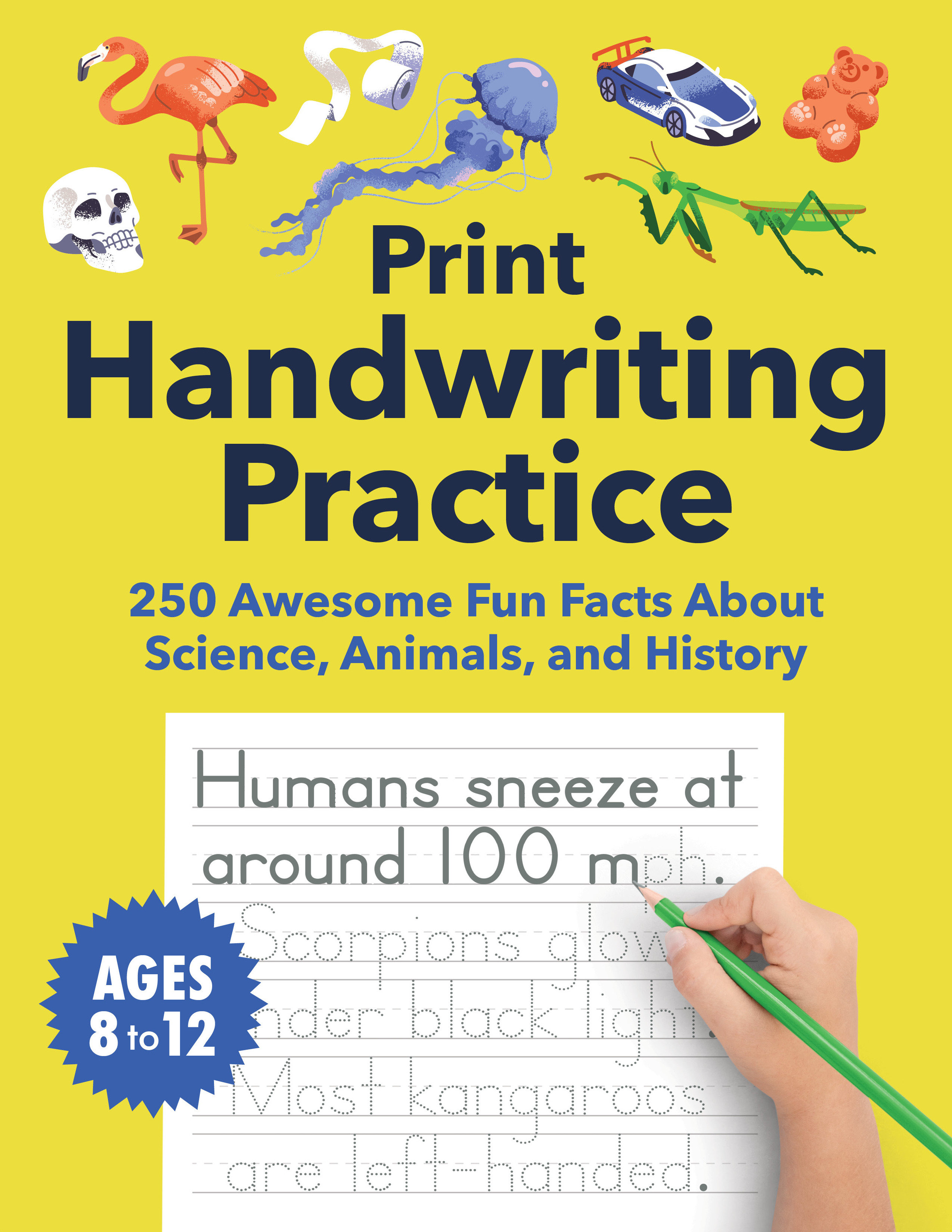 Print Handwriting Practice for Kids 8-12 by Spruce Books