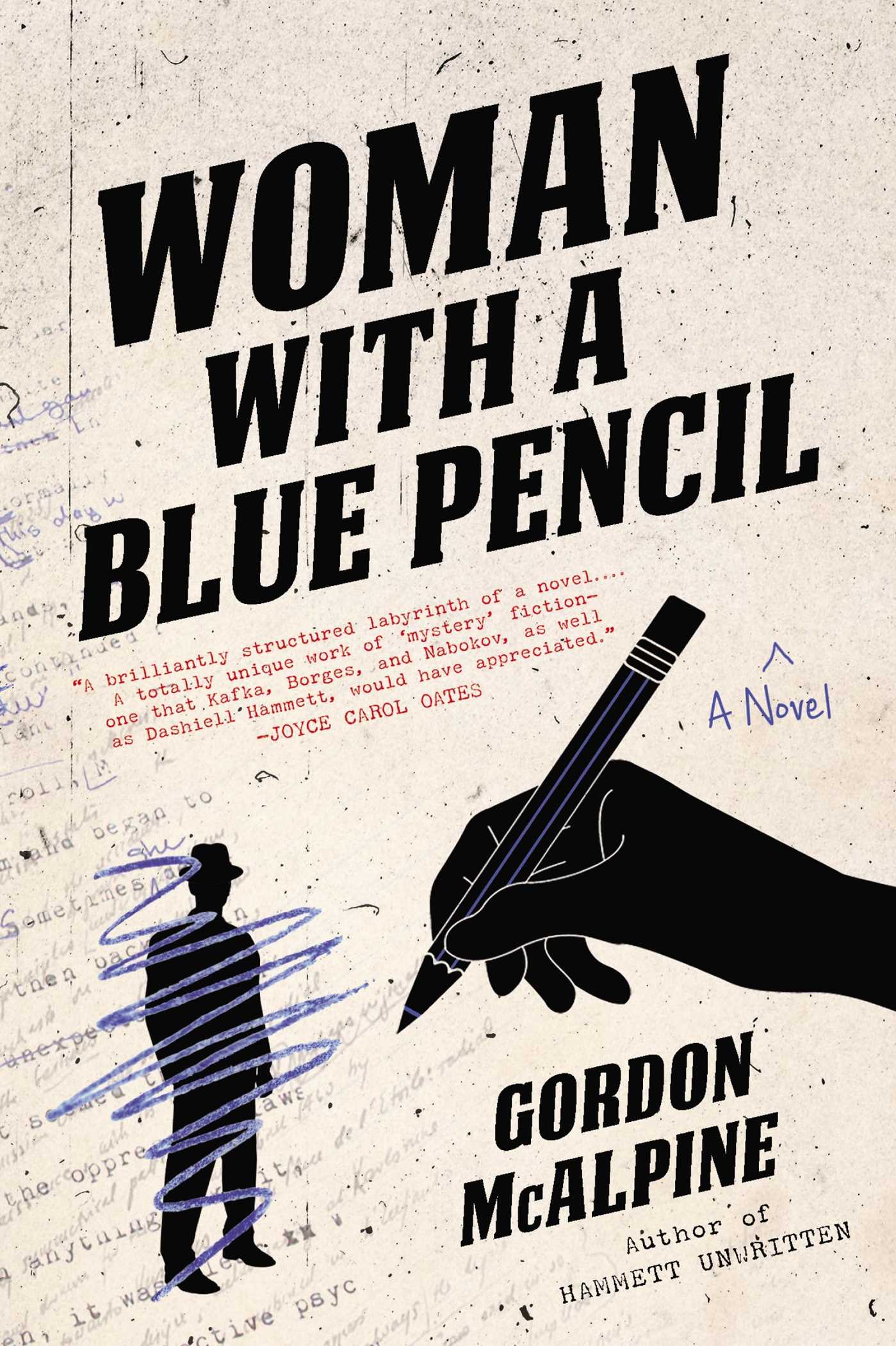 Woman With a Blue Pencil by Gordon McAlpine