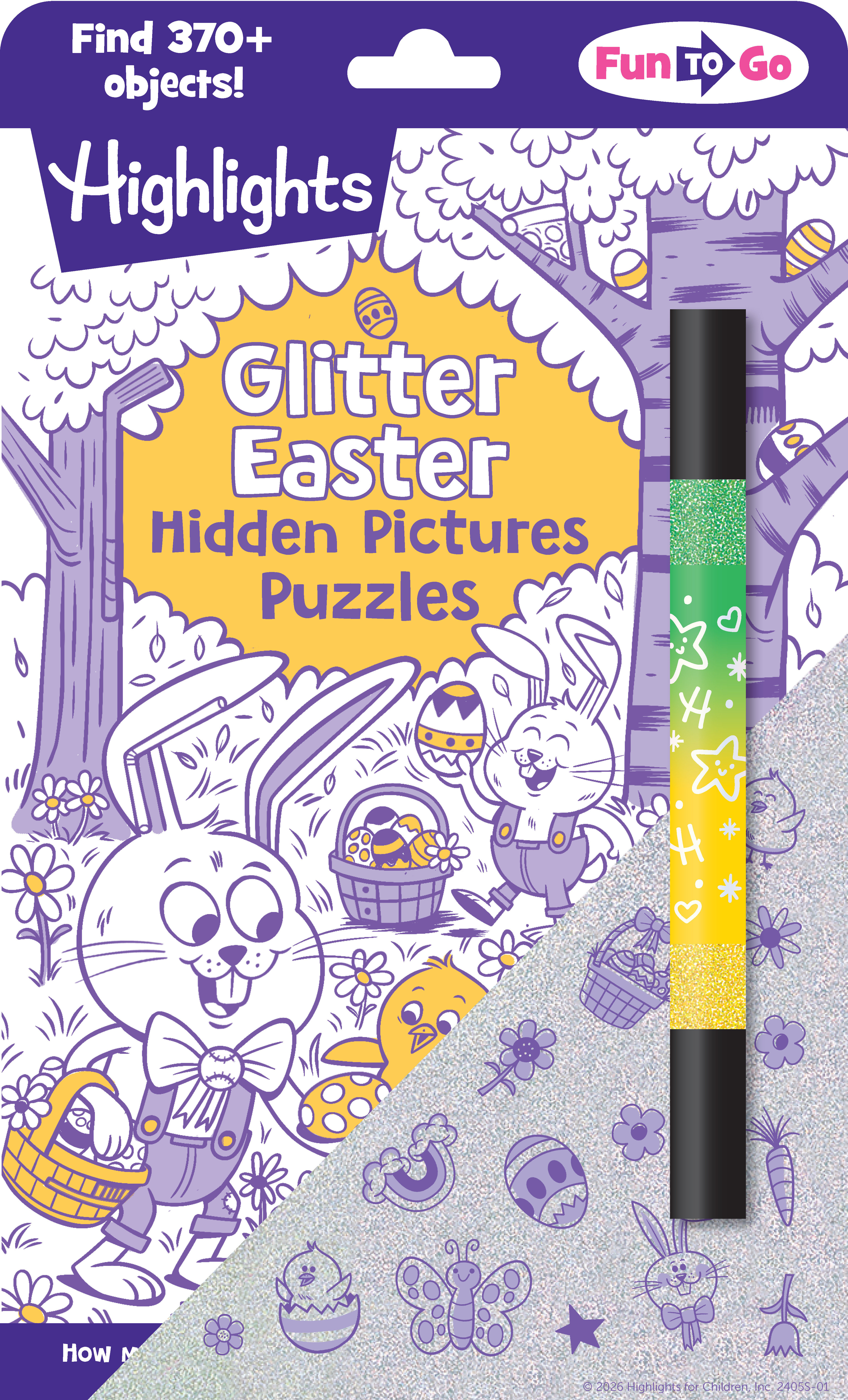 Glitter Easter Hidden Pictures Puzzles
