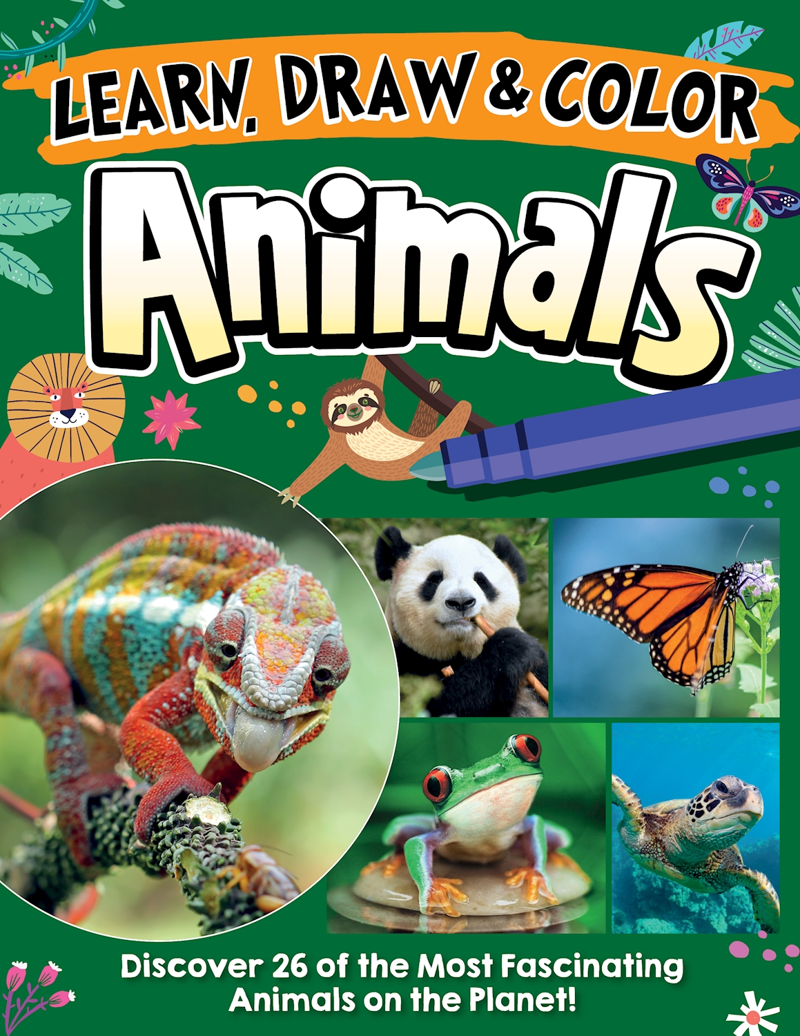 Learn, Draw & Color Animals by Future Publishing Limited