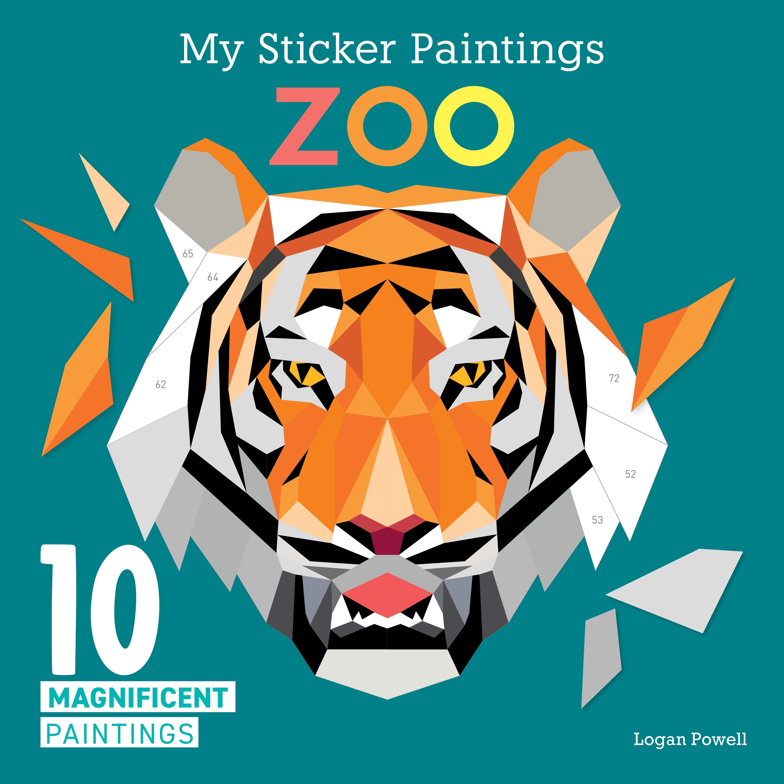 My Sticker Paintings: Zoo by Logan Powell
