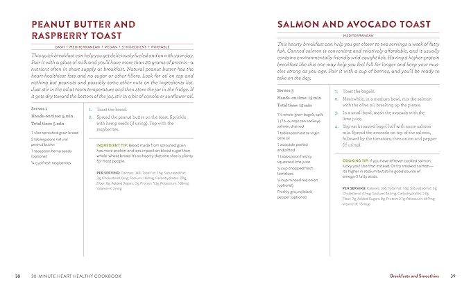 30-minute Heart Healthy Cookbook