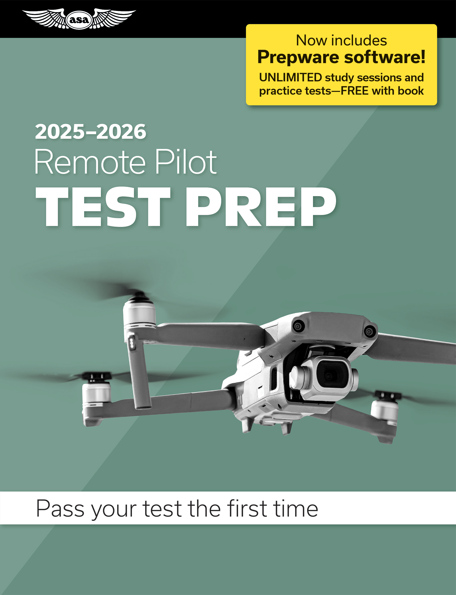 Remote Pilot Test Prep 2025-2026 by ASA Test Prep Board