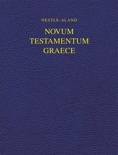Nestle-aland Novum Testamentum Graece 28 (NA28) Wide Margin by Eberhard Nestle