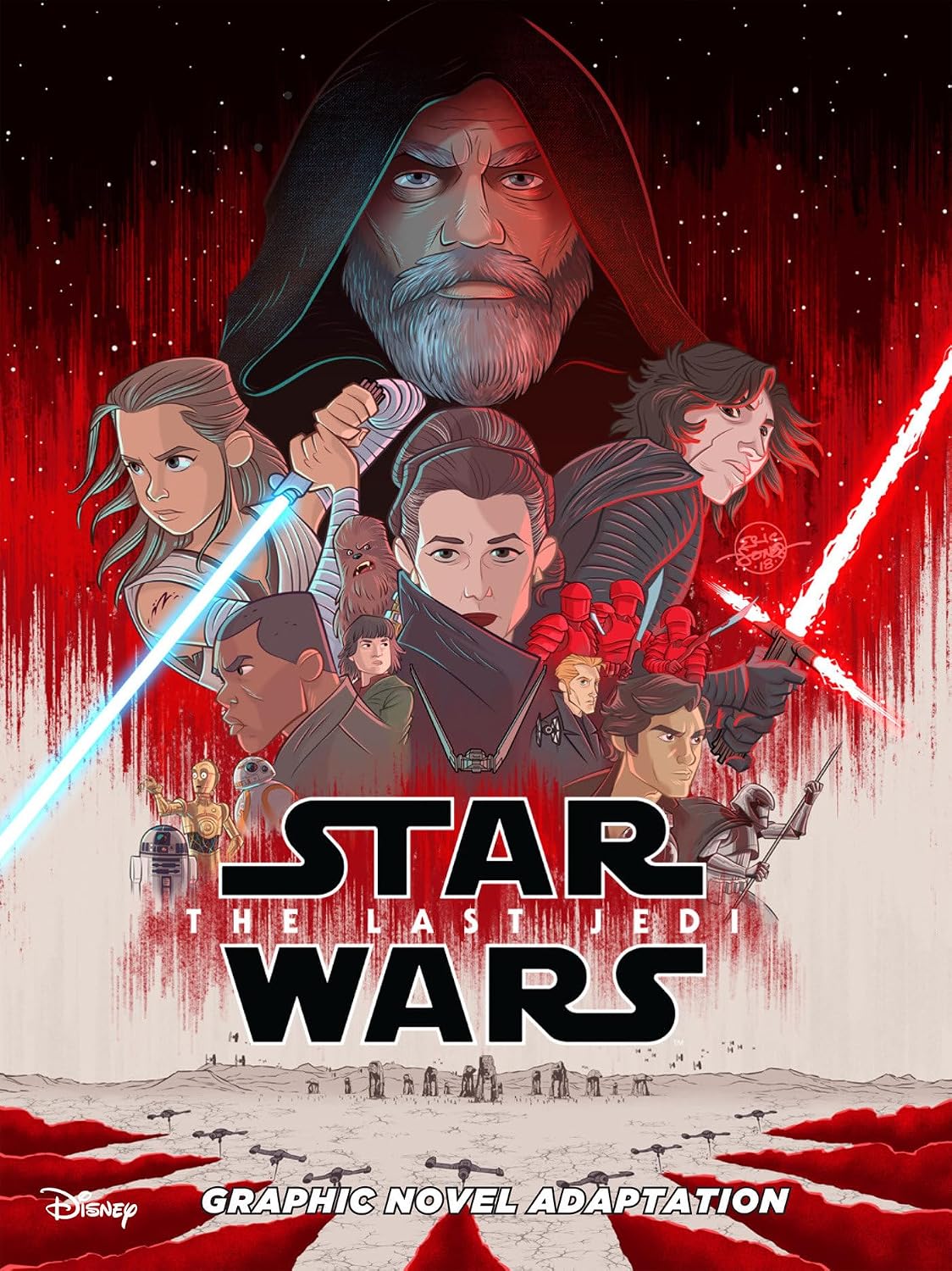 Star Wars: the Last Jedi Graphic Novel Adaptation by Alessandro Ferrari