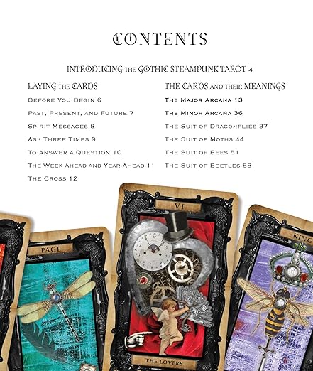 The Gothic Steampunk Tarot by Liz Dean