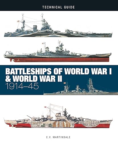 Battleships of World War I & World War II by E V Martindale