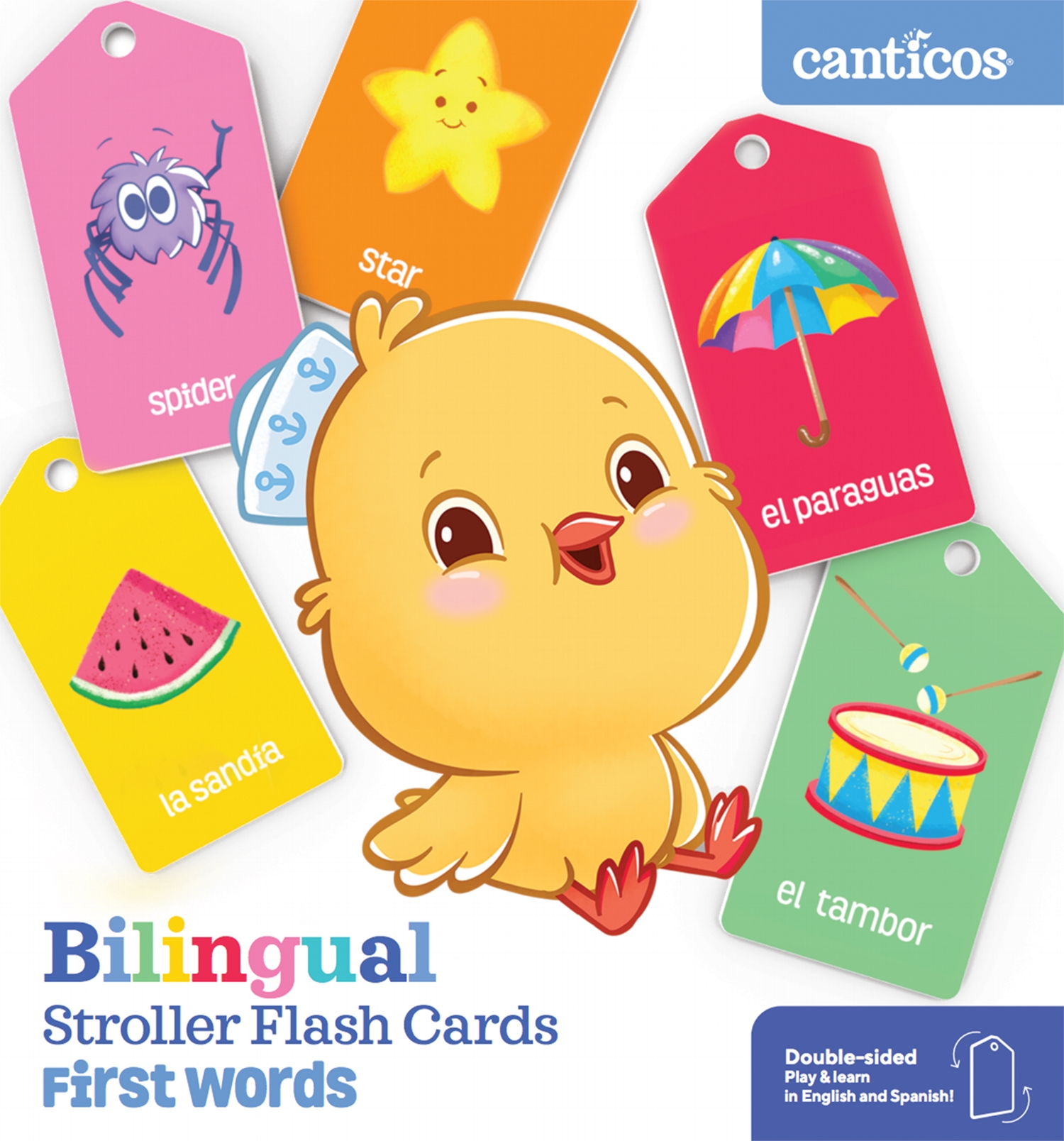 Canticos Bilingual Stroller Flash Cards: First Words by Susie Jaramillo