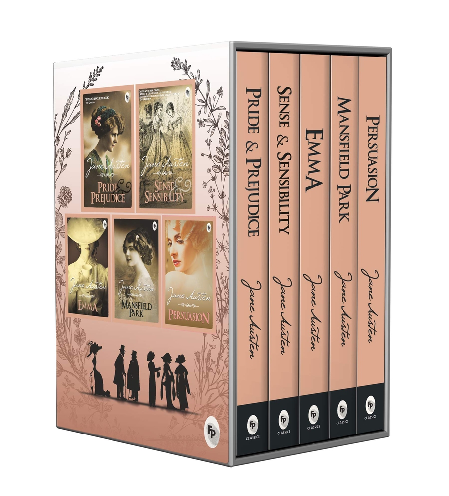 Greatest Works of Jane Austen (set of 5 Books)