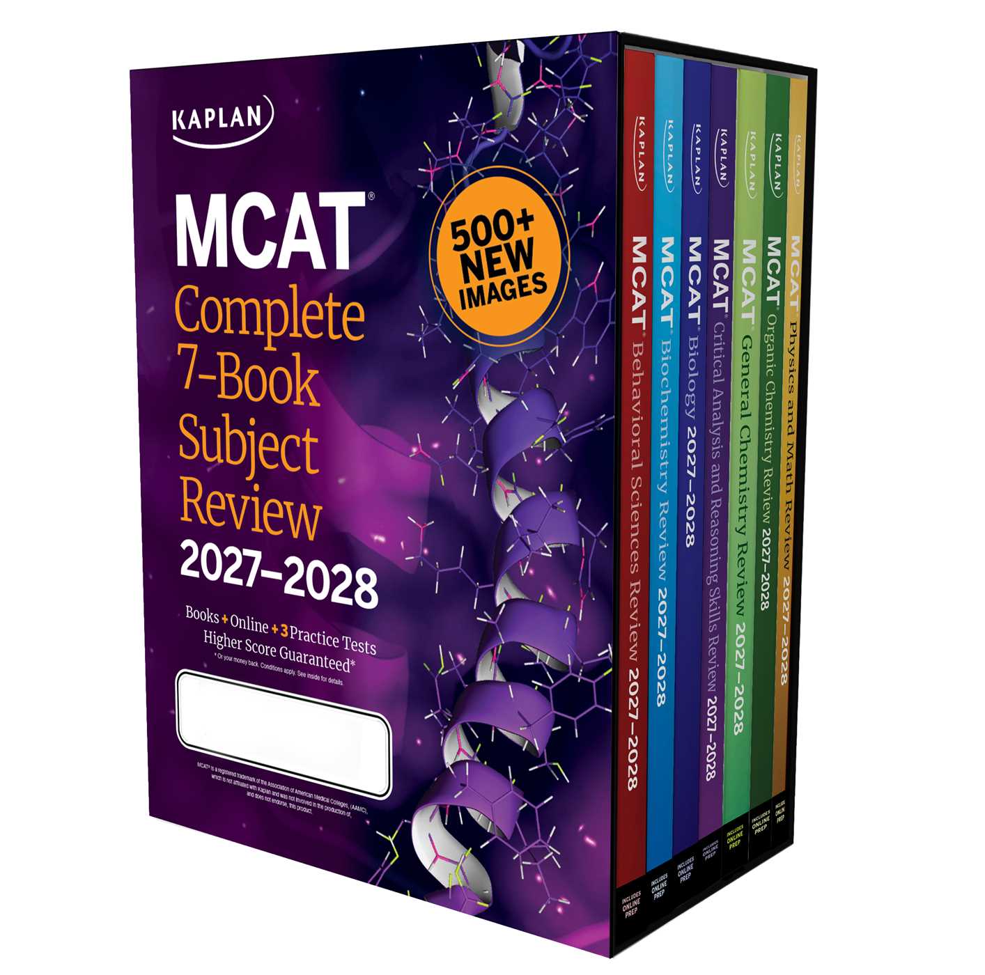 MCAT Complete 7-book Subject Review 2027–2028 | Biggest Update Ever: 500+ New Images & All-new CARS Book | 3 Practice Tests (kaplan Test Prep) by Kaplan Test Prep