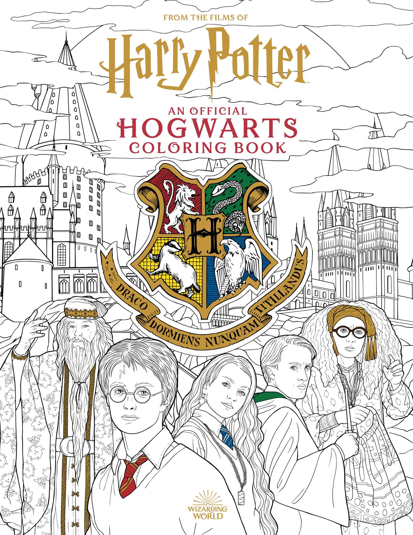 Harry Potter: an Official Hogwarts Coloring Book by Paula Rozelle Hanback